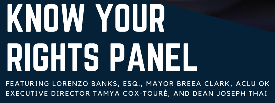 Know Your Rights panel flyer