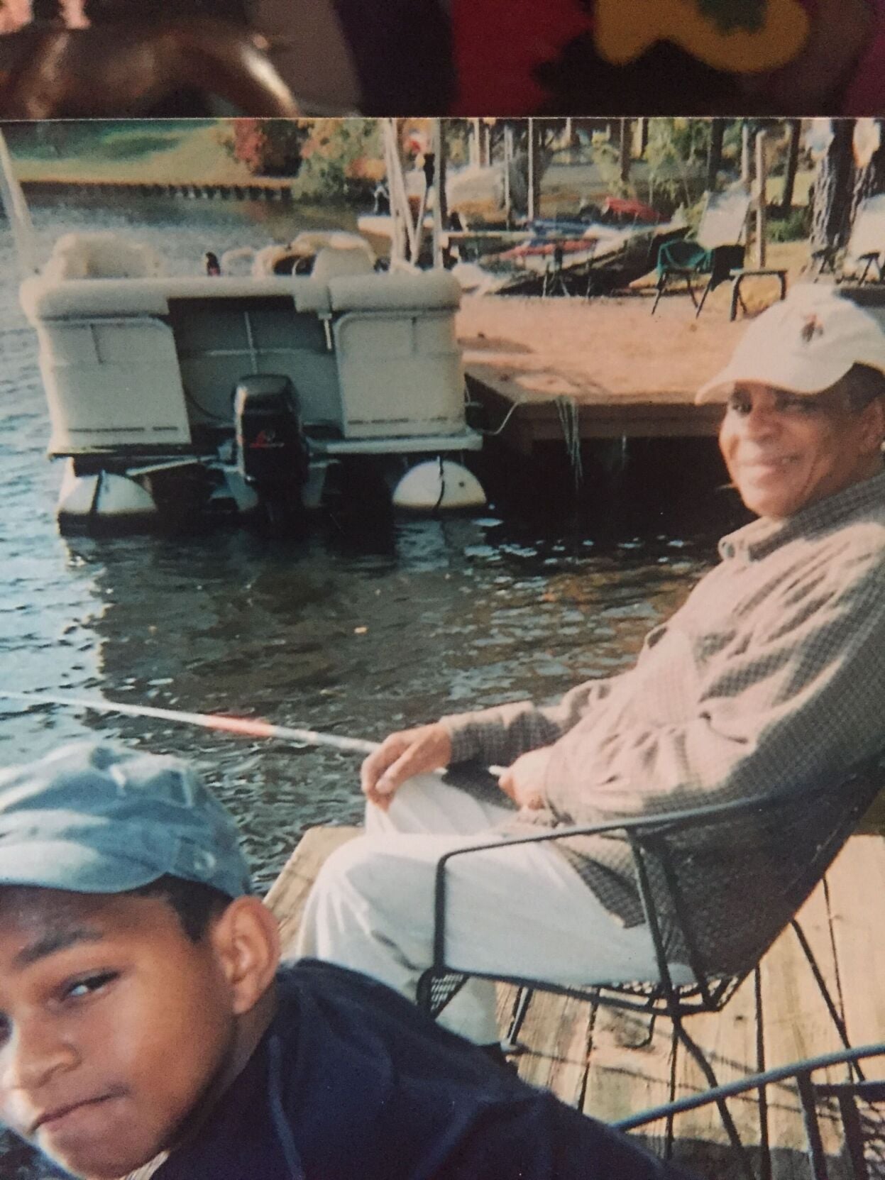 Walter Rouse and his grandfather C. Payne