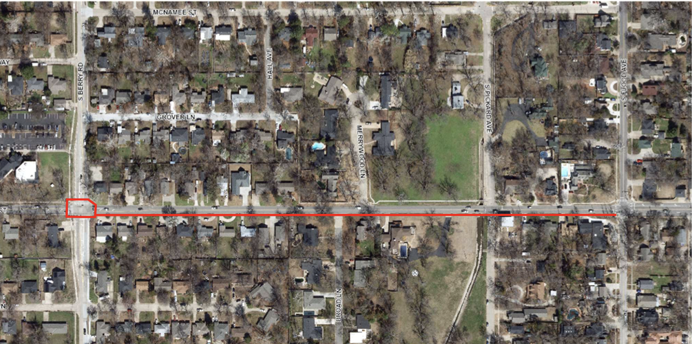 West Boyd Street map