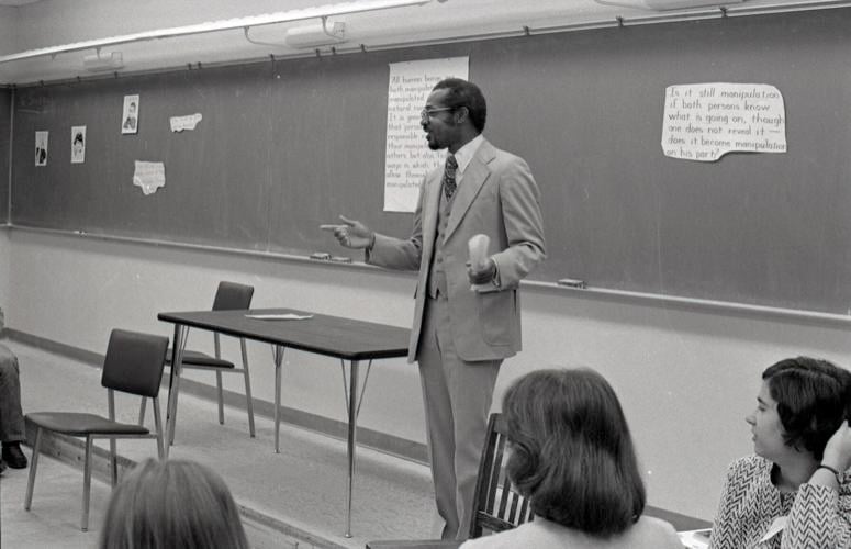 George Henderson teaching 1974