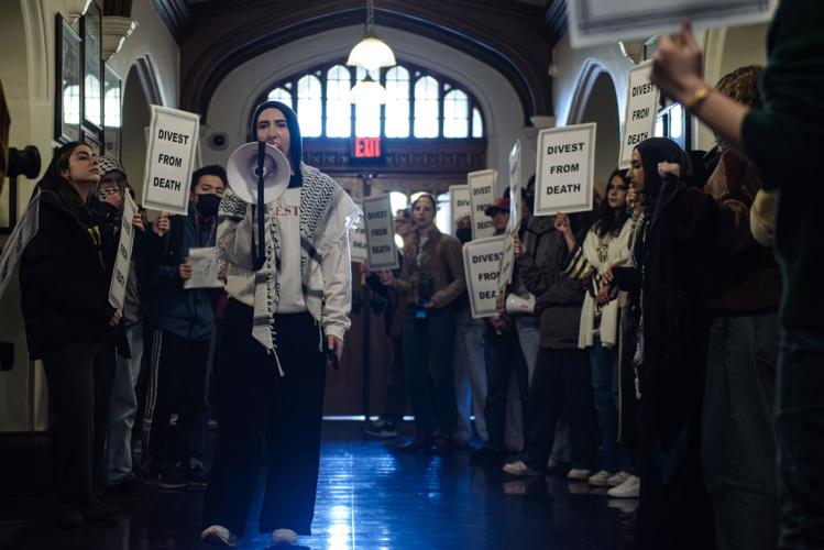 Students for Justice in Palestine protest