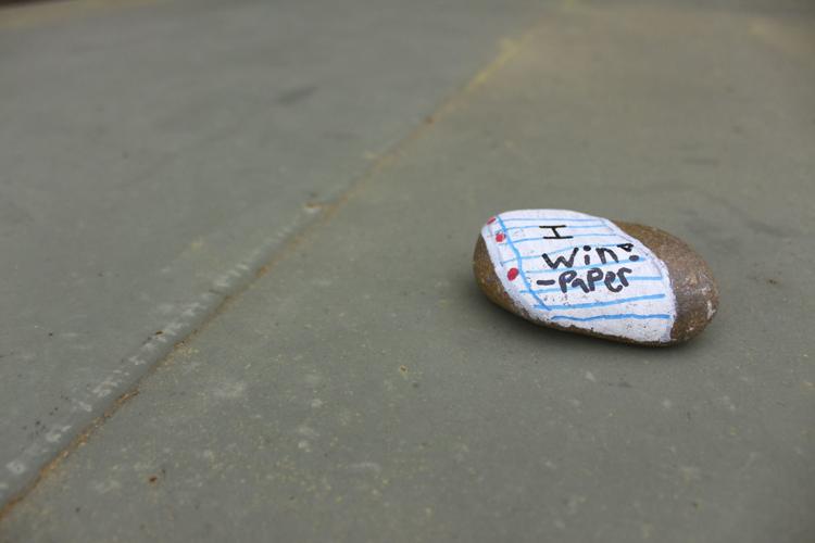 Painted rock