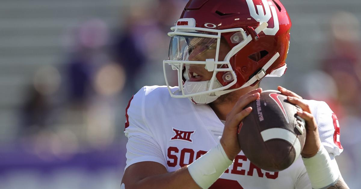 Dillon Davis OU football: Sooners quarterback Dillon Gabriel out for Red River ...