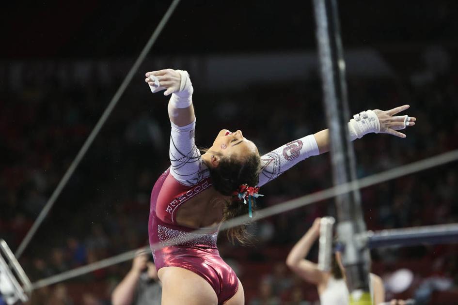 Oklahoma women's gymnastics Sooners sweep Big 12 annual gymnast awards