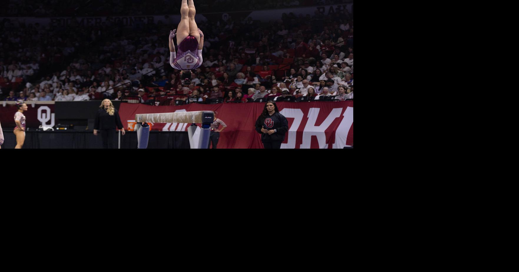 Senior Faith Torrez scores perfect 10 as OU women's gymnastics wins Regional Final
