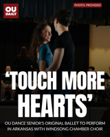'Touch more hearts': OU dance senior's original ballet to re-open in Arkansas