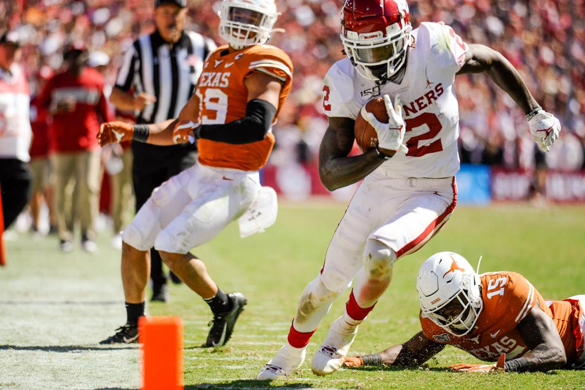 Longhorns work on tackling after Oklahoma's CeeDee Lamb played