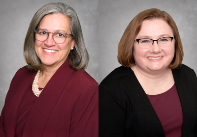 Julie Hoff and Kathryn Konrad