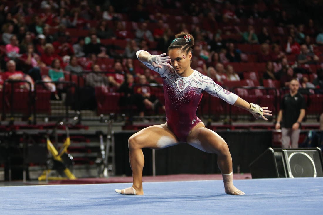 Oklahoma Gymnastics: Sooners defeat West Virginia (photos) | Gallery ...