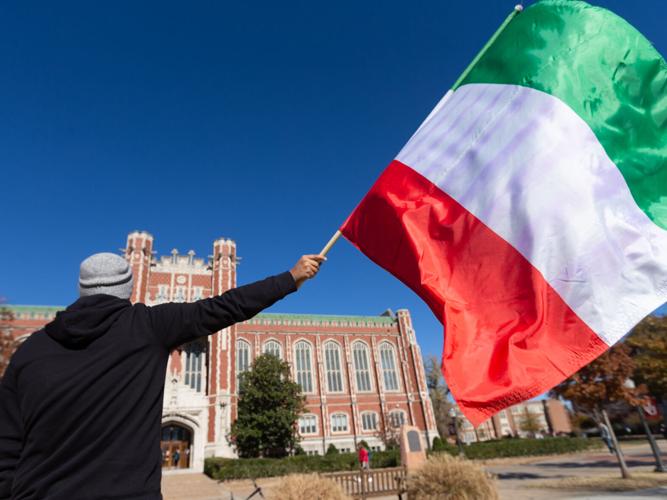 OU students rally in support of Iranian protests, joining 150 universities worldwide