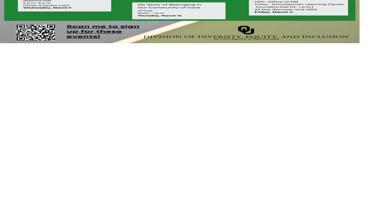 OU Division of Diversity, Equity, Inclusion to host annual 'DEI Week ...