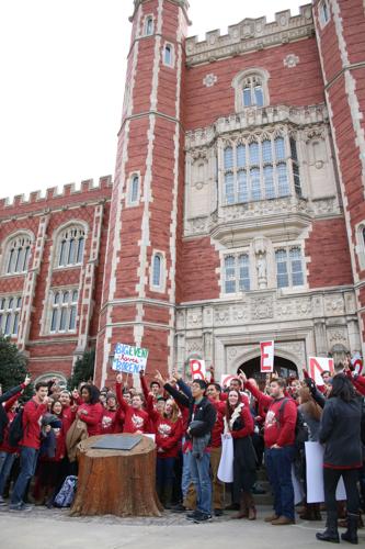 Students sing