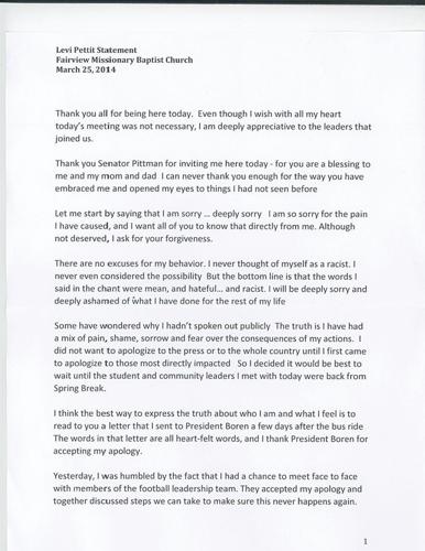 Statement