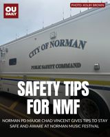 Norman police share safety tips for NMF weekend