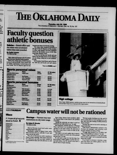 Faculty question athletic bonuses