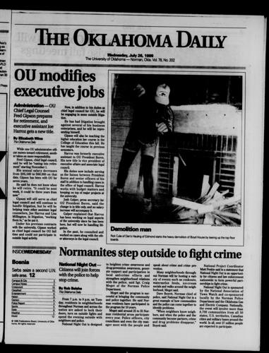 OU modifies executive jobs