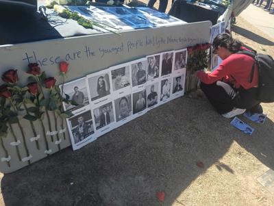 Iranian Student Association vigil
