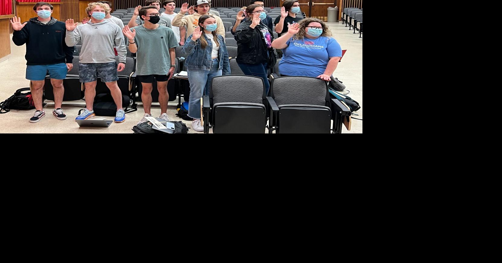 OU Undergraduate Student Congress swears in new members, appoints