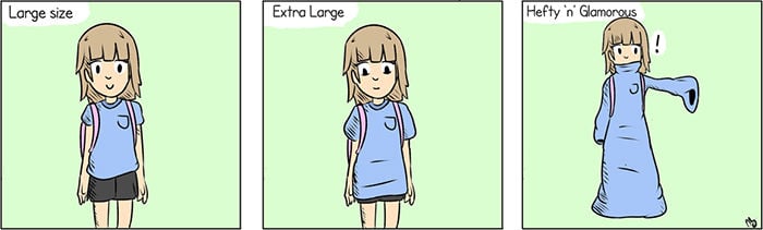 anime girl big shirt