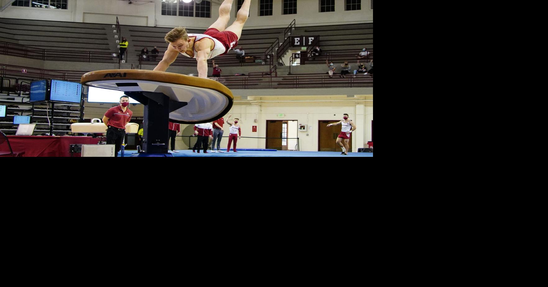 OU men's gymnastics No. 1 Sooners top No. 8 Army, 413.400375.100, in