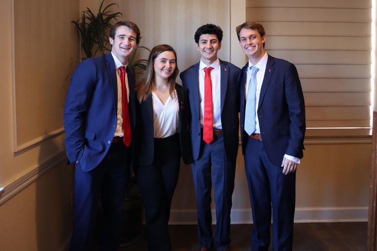 Chris Firch, Emelie Schultz, Cyrus Mortazavi and Caden Glasscock