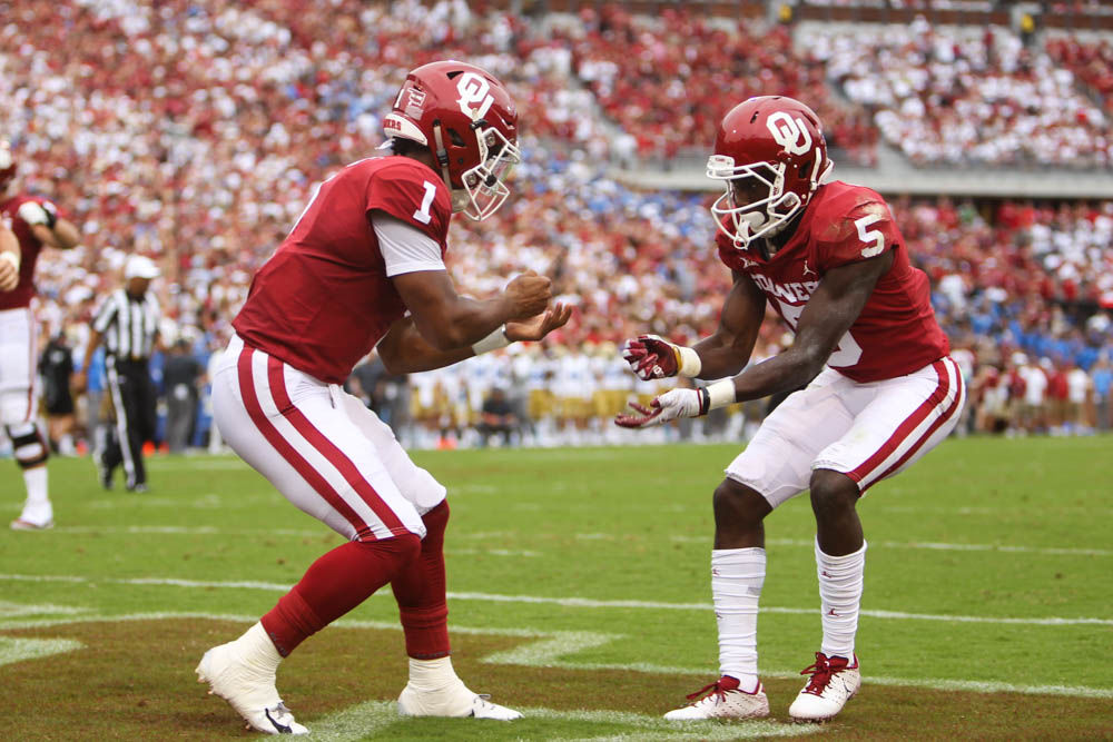 Mock Draft Spotlight: Oklahoma WR Marquise 'Hollywood' Brown Could Be a Star