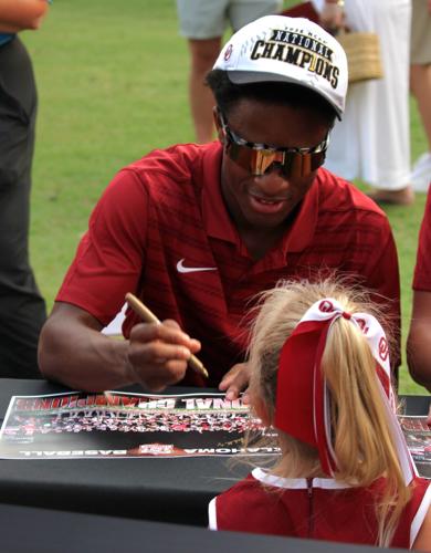 OU baseball national championship celebration