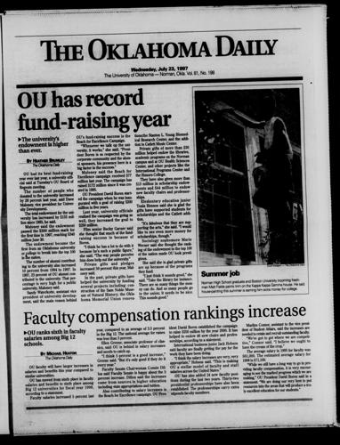OU has record fundraising year
