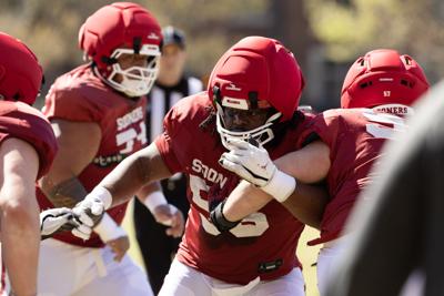 OU football spring practice