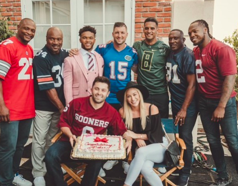 Ou Football Kyler Murray Wears Nfl Draft Suit On Set Of Nissan Heisman House Commercial Sports Oudaily Com