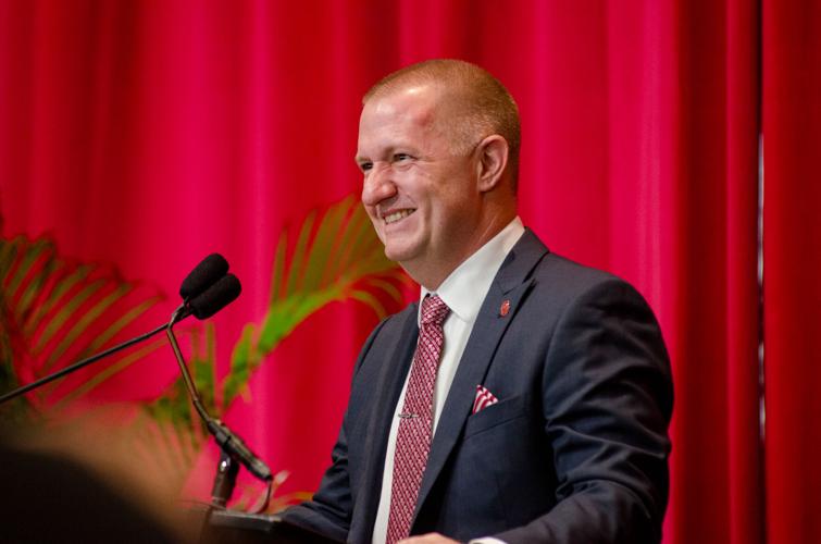 Event announcing new OU athletic director Roger Denny