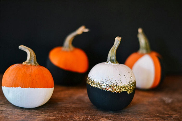Dip-Dyed Pumpkin