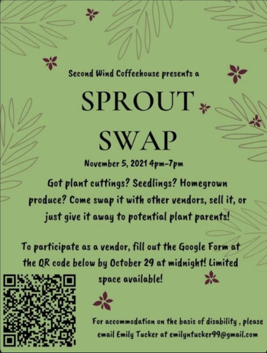 sprout swap flyer