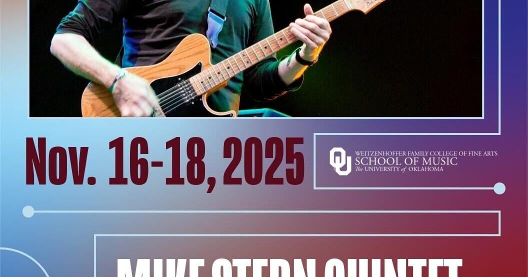 OU Resonance Series to bring Mike Stern, jazz quintet to campus for masterclasses, performances