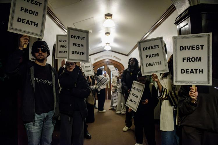 Students for Justice in Palestine protest