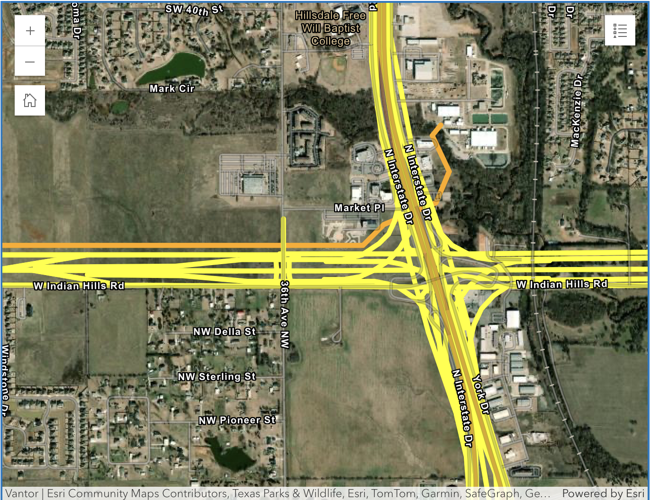 Toby Keith Expressway I-35 interchange