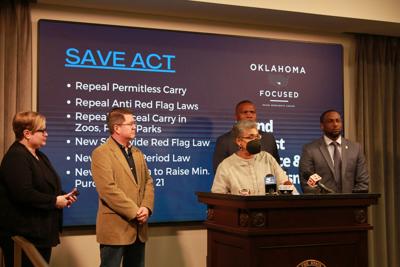 democratic caucus press conference - regina goodwin