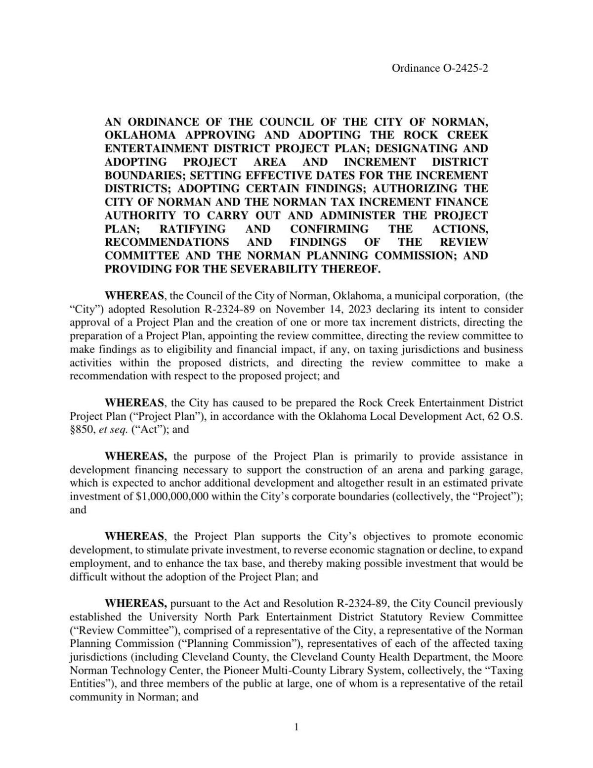Ordinance O-2425-2