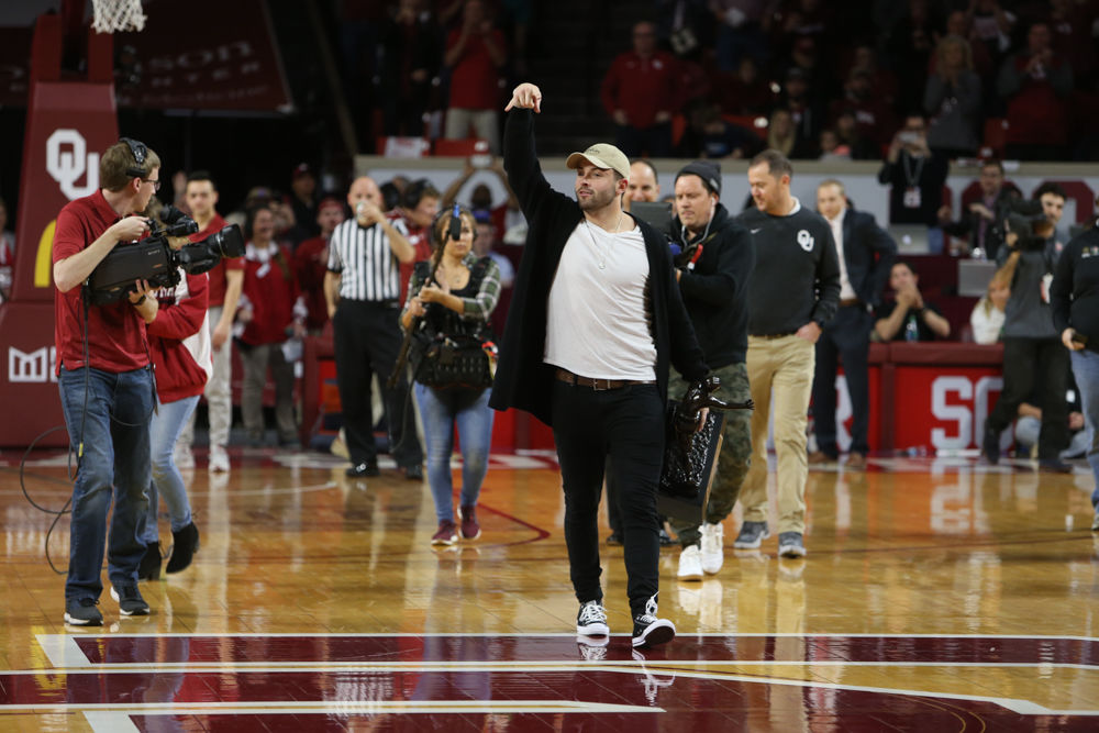 OU football: Trae Young wears Baker Mayfield jersey on Sooners sidelines, Sports