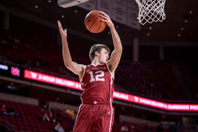 ou basketball sooners maintain poise survive  point blown lead