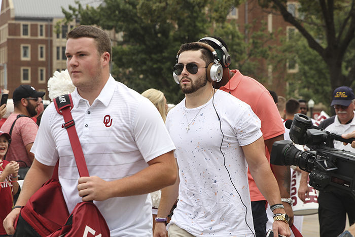 Mayfield arriving