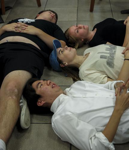 Student Leaders at Die-In