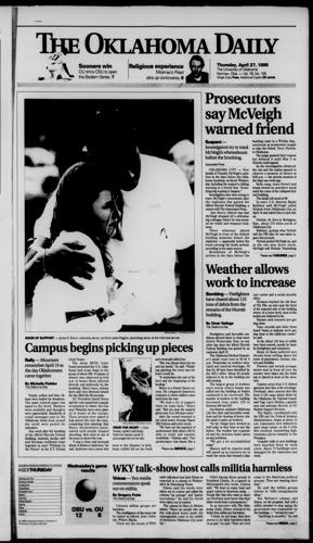 April 27, 1995, edition of the Oklahoma Daily