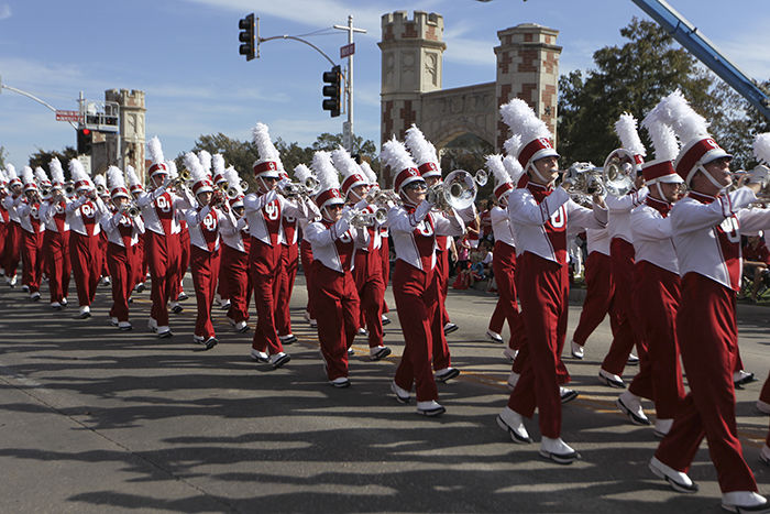 Marching Band in Homecoming Parade