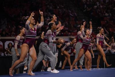 Oklahoma Sooners-Michigan Wolverines women's gymnastics