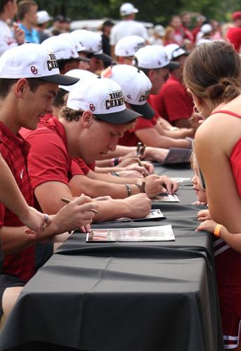 OU baseball national championship celebration
