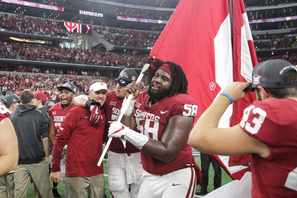 Oklahoma football Sooners celebrate Big 12 Championship win (photos