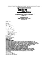 Student Congress Agenda 10-28-14