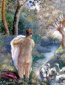 Nude with Swans