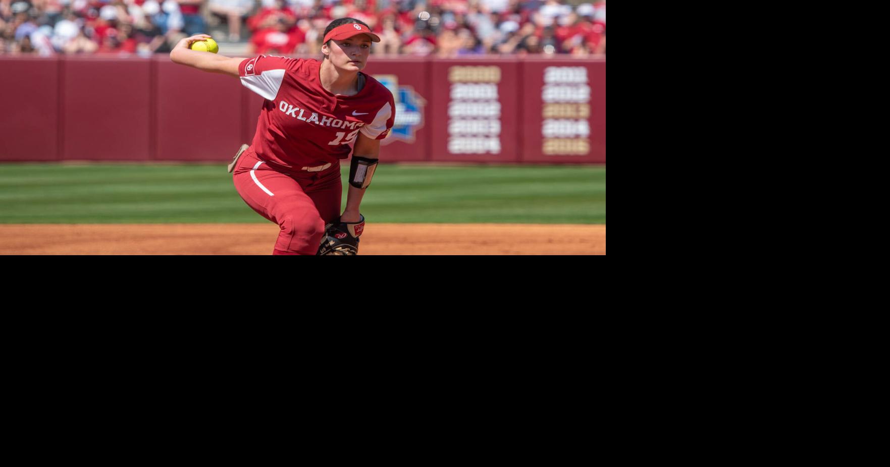 OU softball Nicole May tosses shutout, Sooners defense makes highlight